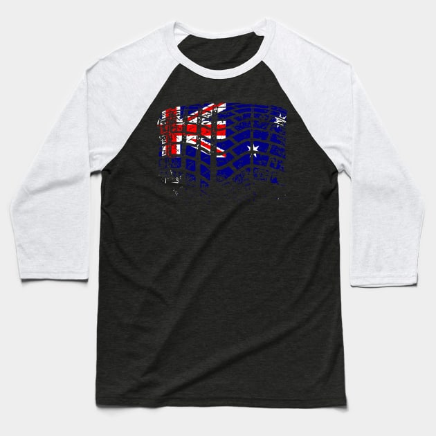 Australia Motorsport Baseball T-Shirt by SteamboatJoe